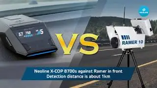 Neoline X-Cop 8700s against Ramer radar