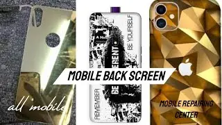 Mobile back screen by mobicare skycut plotter machine #short #india #mobile