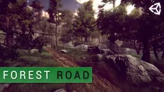 Speed Level Design - Forest Road in Unity