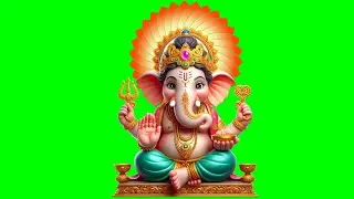 Ganpati Ji Green Screen 02 | Ganesh Chaturthi Green Screen | Ladila Screen Dhamal ||