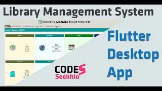 flutter windows / mac desktop app | part 1 Library Management System