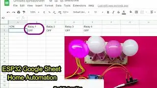 ESP32 Google Sheet Home Automation | arduino read google sheet | esp32 get data from google sheets