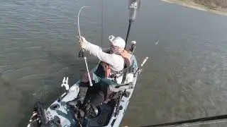 Ahh Dat catching lots of fish on kayak.