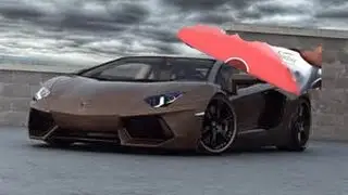 1000 Degree Glowing Eperiment Knife vs Lambo