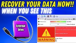 Recover Your Data Now Before Its Late - Check The Health Of Your Hard Drive / SSD Health & Life Span
