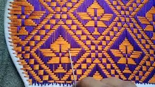Punjabi Pakhi Design, Manja Khatia Chaarpai Handfan Pankhi Pankha Design,