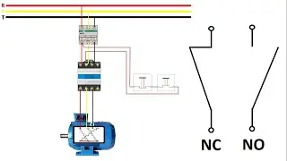 Direct online motor control circuit Simulation