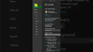Dark Excel mode  microsoft tips