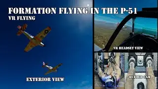 DCS - Flying formation in the P-51 in VR 2024