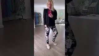 Black Floral Cigarette Pants by Green Apple Fashion