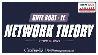 GATE 2021 EE Paper Solution | Network Theory | GATE Electrical Engineering Question Paper | IGC