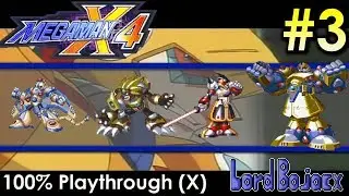 Part 3 - Colonel's Last Stand & General's Inexorable Fate (100% Playthrough X) | Mega Man X4 (PSX)