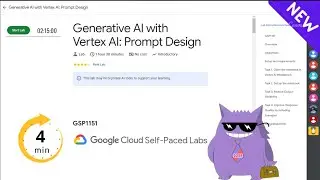 Generative AI with Vertex AI: Prompt Design | 