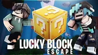 LUCKY BLOCK ESCAPE Trailer - Custom Map for Bedrock Edition [MCPE/WIN10/XBOX/SWITCH]