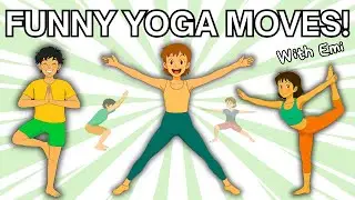 Funny Yoga Poses with Emi | Laugh, Move & Stretch with Magic Yoga | Yoga for Children