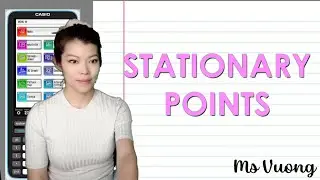 Stationary points and types of stationary points