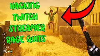 HACKING TWITCH STREAMER RAGE QUITS - Dead By Daylight