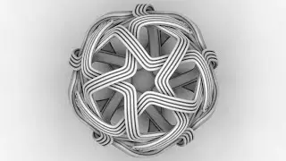 How to make ' Complex Woven Ball' in Solidworks 2016