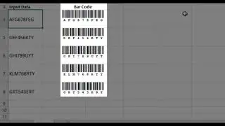 2 Simple and Easy methods to Creat BAR CODE in Excel
