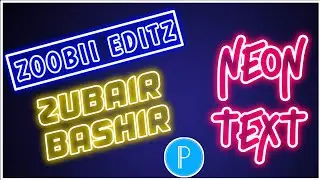 How to Create Neon Text Editing || NEON Light Effect On Text || Pixellab Editing Tutorial