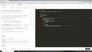 Leetcode 153. Find Minimum in Rotated Sorted Array