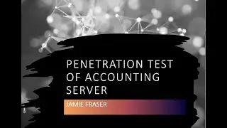 Penetration test of Accounting server