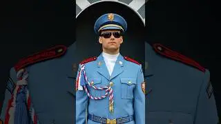 The handsome Prague Castle Guard 🫡 