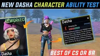 DASHA CHARACTER 😲 ABILITY !! DASHA CHARACTER ABILITY AFTER OB39 UPDATE - GARENA FREE FIRE MAX 2021