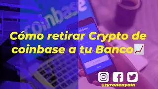 Como retirar crypto de coinbase a tu banco!