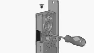 Как регулировать бэксет (backset) замка EL402 ABLOY