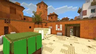Реализация De_Dust2 (Minecraft) за 190 часов