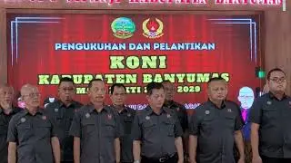 Pelantikan Pengurus Komite Olahraga Nasional Indonesia (KONI) Banyumas 2025-2029