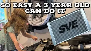 1994-2004 MUSTANG GT RADIATOR UPGRADE! New Edge Drift Car!