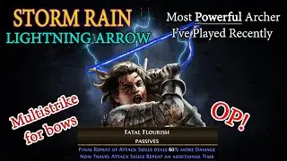 Delete Uber Bosses With *Fatal Flourish* | Storm Rain Lightning Arrow Slayer Build Guide | POE 3.18