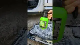 Помыл коврики🧼, нанёс чернитель шин, эффект порадовал👍