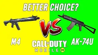M4 VS AK-74U| Comparison Test| Call of Duty: Mobile