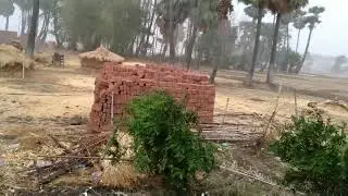 Heavy Rainstrom in village😯😯