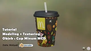 Tutorial Blender 3.0: Modeling + Texturing + Render MCD Cup