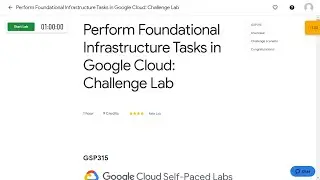Perform Foundational Infrastructure Tasks in Google Cloud #Challenge Lab