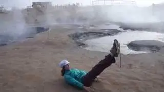 Pilates Hundreds near Boiling Mud Pots