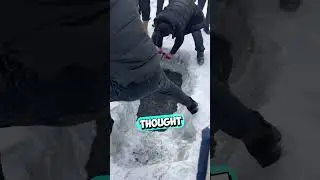 They Had No Food, So They Went Frozen Lake Fishing 😳 