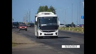 Поездка в автобусе ПАЗ-320405-04 Vector Next, рег.№ ВА 0393-5, марш.500э (31.05.2023)