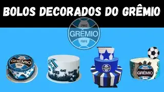 Bolos decorados do Grêmio - Bolo de aniversário do Grêmio