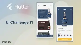 Flutter UI Challenge 11 - Part 1/2