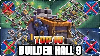 NEW-TOP 10 BUILDER HALL 9 BASE WITH LINK + REPLAY || BH9 ANTI-WITCH AND CANNON || BH9 BASE 2026