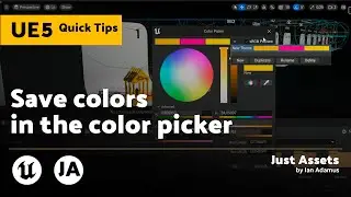 UE QuickTip | Save Colors in the Color Picker
