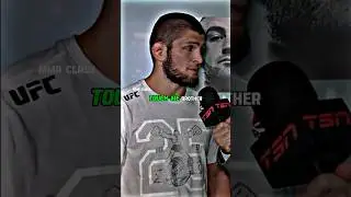 When Khabib SCARED the reporter 😱