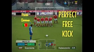 🤩 PERFECT FREE KICK / TIRO LIBRE - QUARESMA 🇵🇹 | PES 6