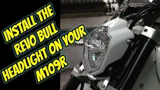 Install a Revo Bull Headlight on the Suzuki Boulevard M109r2