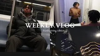 MY FIRST VLOG !!! thanksgiving, flying back home to nyc, hygiene, family, etc.